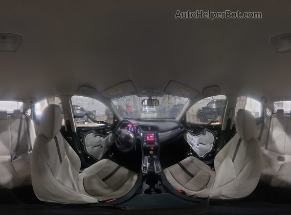 2HGFC2F55HH512989 2017 HONDA CIVIC Purple Widok wnętrza 360 stopni