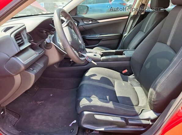 2HGFC2F55HH532465 2017 HONDA CIVIC Red Widok wnętrza z przodu