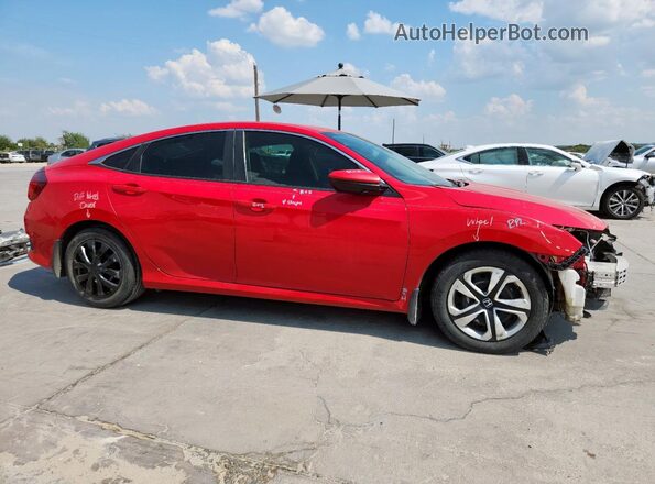 2HGFC2F55HH532465 2017 HONDA CIVIC Red Przód prawy