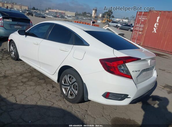 2HGFC2F55HH532952 2017 HONDA CIVIC Белый Задняя левая четверть