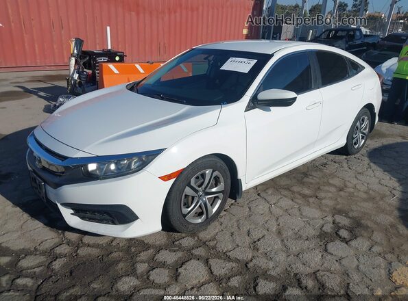 2HGFC2F55HH532952 2017 HONDA CIVIC Белый Передняя левая четверть