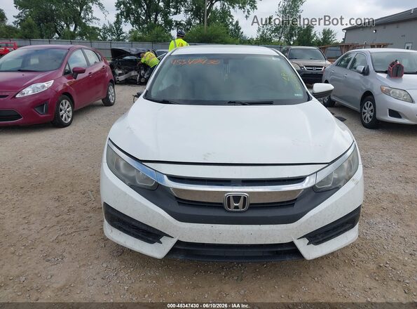 2HGFC2F55JH531032 2018 HONDA CIVIC White ხელსაწყოთა პანელის ხედი
