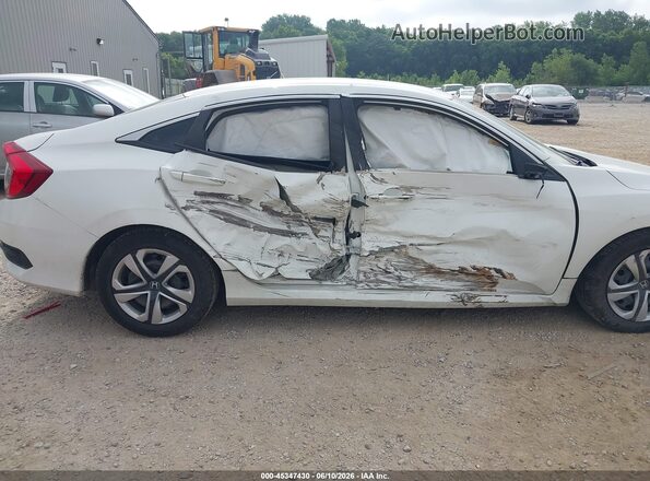 2HGFC2F55JH531032 2018 HONDA CIVIC White წინა ხედი