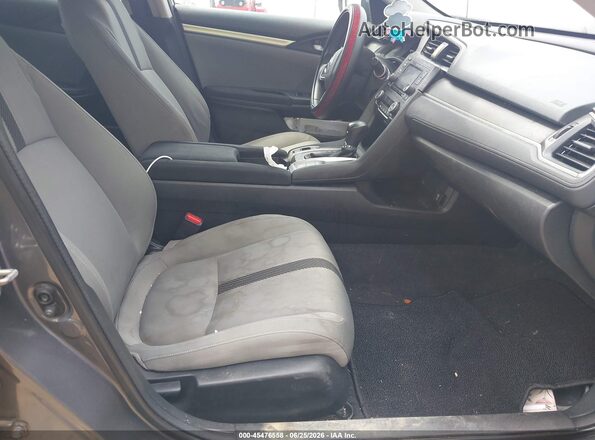 2HGFC2F55JH563558 2018 HONDA CIVIC Серый Вид салона спереди