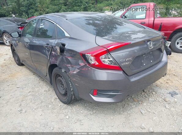2HGFC2F55JH563558 2018 HONDA CIVIC Серый Задняя левая четверть