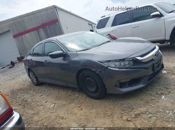 2HGFC2F55JH563558 2018 HONDA CIVIC Серый Вид задней части салона