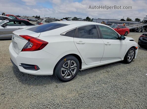 2HGFC2F55JH564273 2018 HONDA CIVIC White Trasero derecho