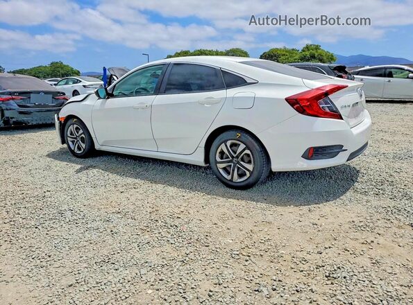 2HGFC2F55JH564273 2018 HONDA CIVIC White Trasero izquierdo