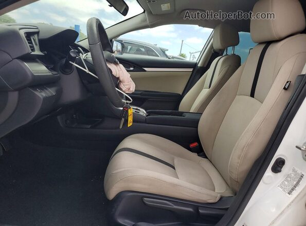 2HGFC2F55JH564273 2018 HONDA CIVIC White Vista interior delantera
