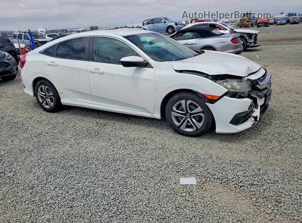 2HGFC2F55JH564273 2018 HONDA CIVIC White Delantero derecho