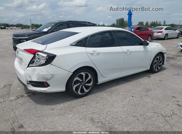 2HGFC2F55JH568498 2018 HONDA CIVIC White Հետևի աջ
