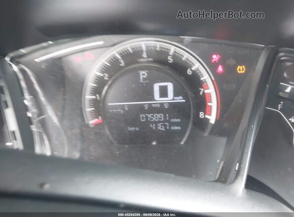 2HGFC2F55JH568498 2018 HONDA CIVIC White Հետևի նստատեղերի տեսք