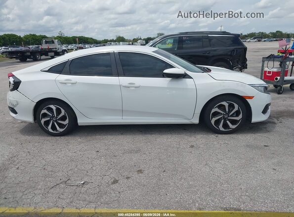 2HGFC2F55JH568498 2018 HONDA CIVIC White Սալոնի հետևի տեսք