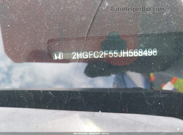 2HGFC2F55JH568498 2018 HONDA CIVIC White Շարժիչի բաժամունքի տեսք