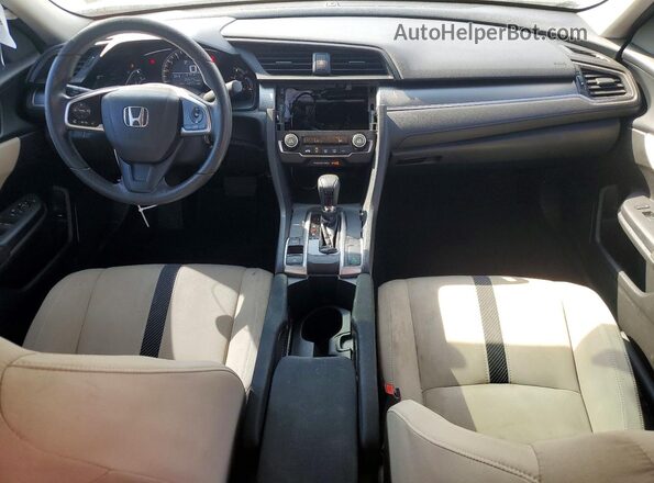2HGFC2F55JH609244 2018 HONDA CIVIC White Dashboard view