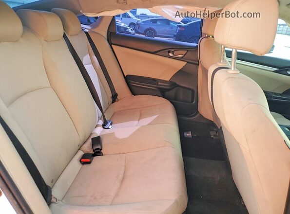 2HGFC2F55JH609244 2018 HONDA CIVIC White Rear seats view