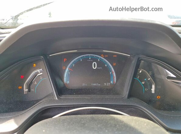 2HGFC2F55LH021721 2020 HONDA CIVIC Gray ხელსაწყოთა პანელის ხედი