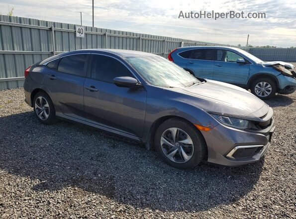 2HGFC2F55LH021721 2020 HONDA CIVIC Gray წინა მარჯვენა