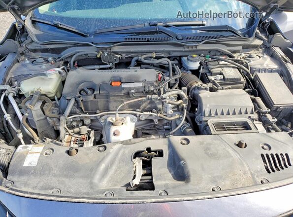 2HGFC2F55LH021721 2020 HONDA CIVIC Gray უკანა სალონის ხედი
