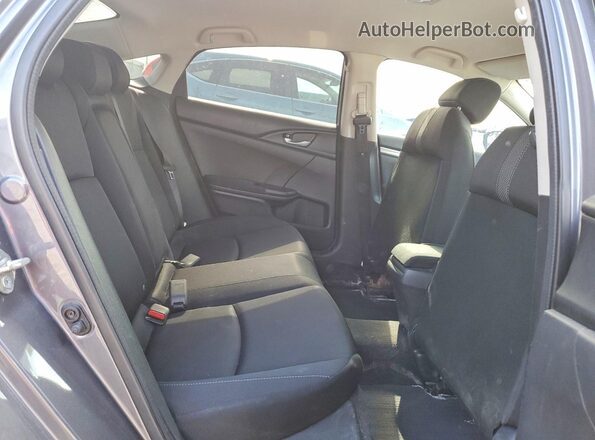 2HGFC2F55LH021721 2020 HONDA CIVIC Gray უკანა სავარძლების ხედი