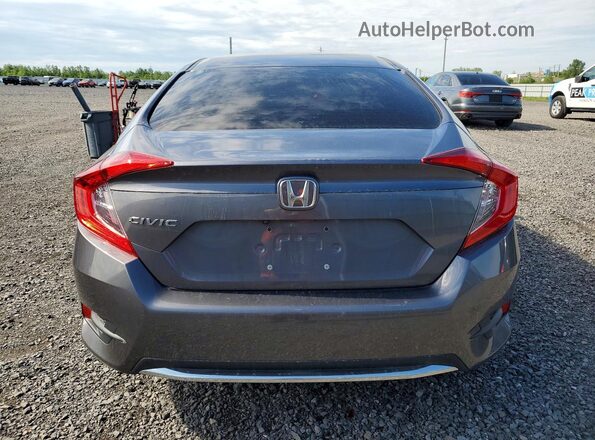 2HGFC2F55LH021721 2020 HONDA CIVIC Gray უკანა ხედი