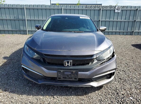 2HGFC2F55LH021721 2020 HONDA CIVIC Gray წინა ხედი
