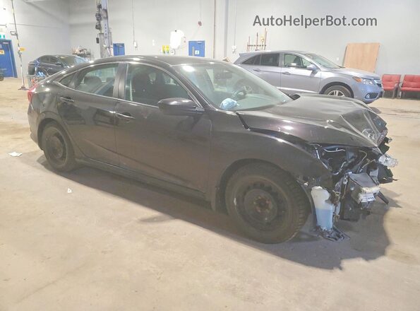 2HGFC2F56GH011981 2016 HONDA CIVIC Черный Передняя правая четверть