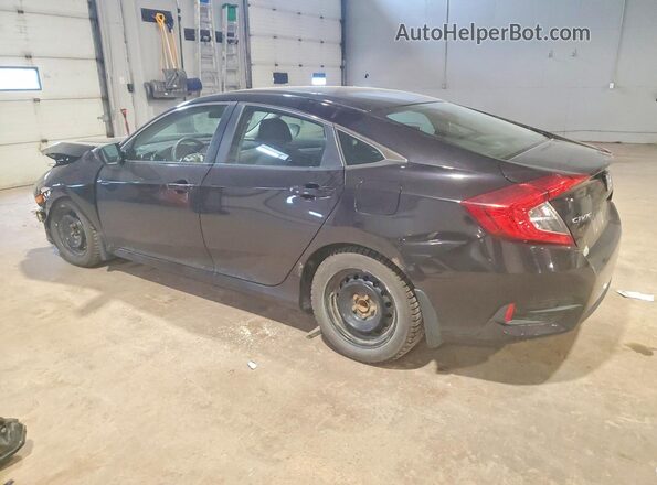 2HGFC2F56GH011981 2016 HONDA CIVIC Черный Задняя левая четверть