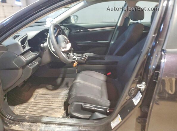 2HGFC2F56GH011981 2016 HONDA CIVIC Черный Вид салона спереди