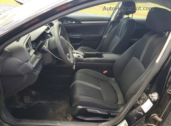 2HGFC2F56GH513518 2016 HONDA CIVIC Black წინა სალონის ხედი