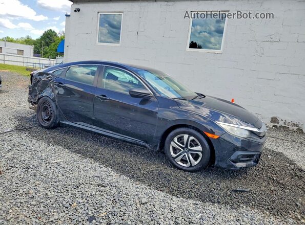 2HGFC2F56GH513518 2016 HONDA CIVIC Black წინა მარჯვენა