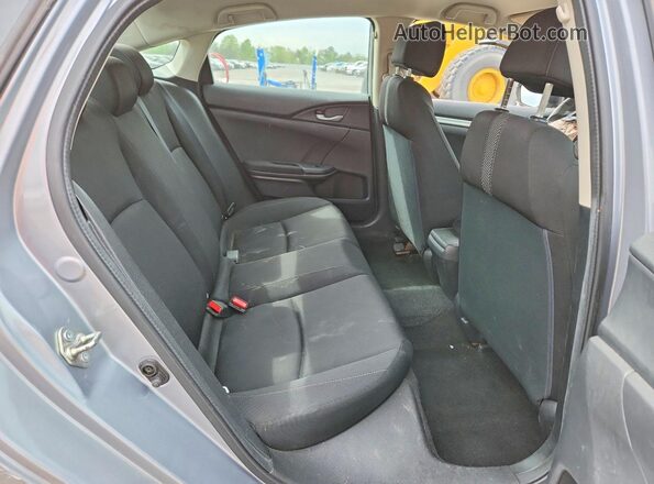 2HGFC2F56GH524079 2016 HONDA CIVIC Silver Rear seats view