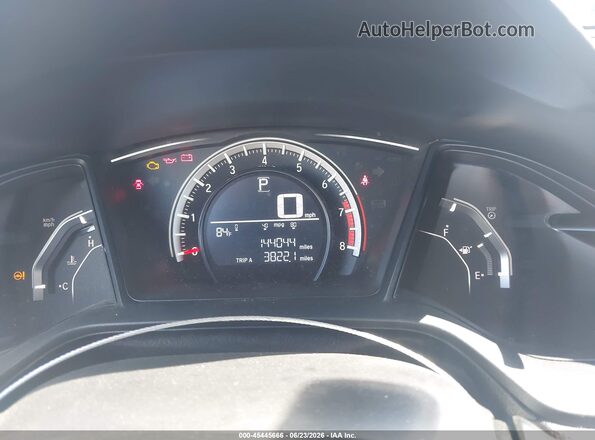 2HGFC2F56GH539682 2016 HONDA CIVIC Black Հետևի նստատեղերի տեսք