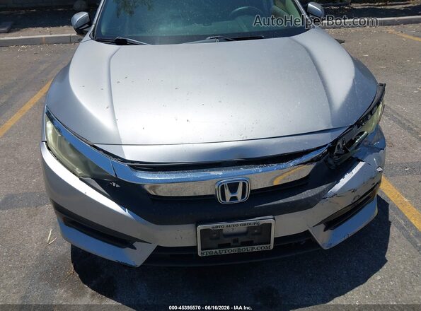 2HGFC2F56GH558684 2016 HONDA CIVIC Silver Вид щитка приладів