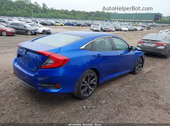 2HGFC2F56GH573878 2016 HONDA CIVIC Blue Հետևի աջ