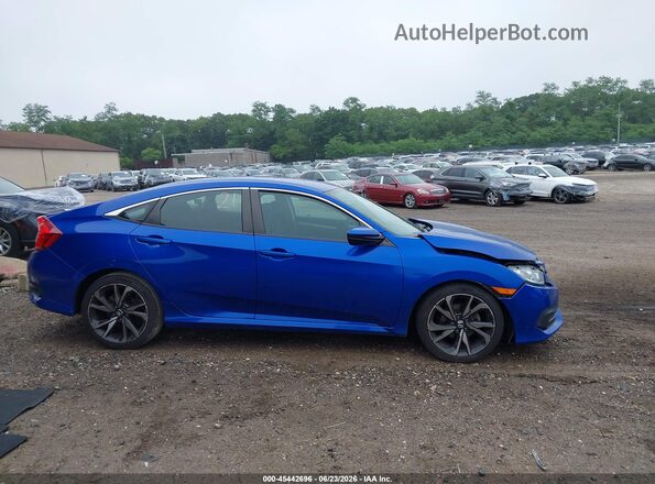 2HGFC2F56GH573878 2016 HONDA CIVIC Blue Սալոնի 360 աստիճան տեսք