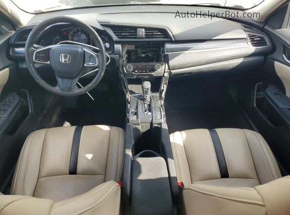 2HGFC2F56HH505355 2017 HONDA CIVIC Белый Вид панели приборов