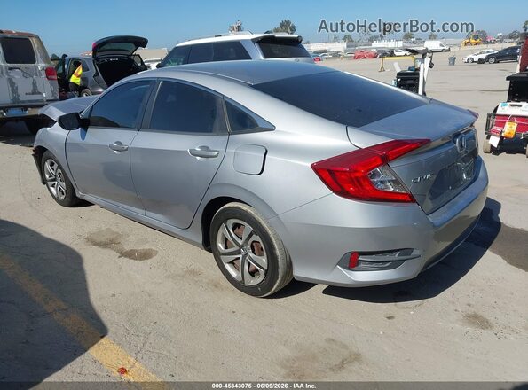 2HGFC2F56HH517070 2017 HONDA CIVIC Silver Trasero izquierdo