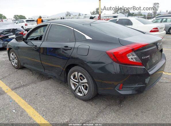 2HGFC2F56HH558685 2017 HONDA CIVIC Black უკანა მარცხენა