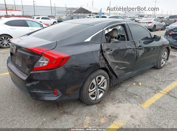 2HGFC2F56HH558685 2017 HONDA CIVIC Black უკანა მარჯვენა