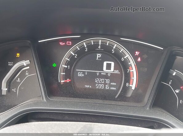 2HGFC2F56HH558685 2017 HONDA CIVIC Black უკანა სავარძლების ხედი