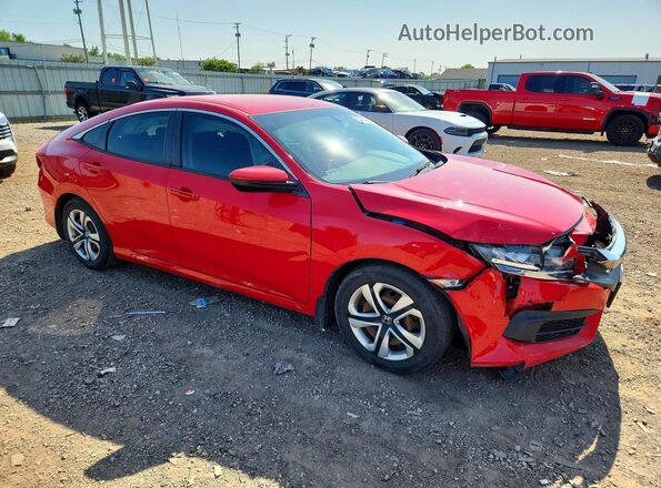 2HGFC2F56HH559805 2017 HONDA CIVIC Red Przód prawy