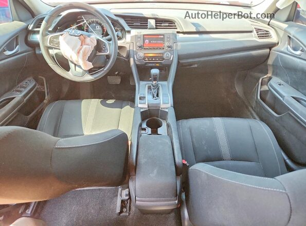 2HGFC2F56HH559805 2017 HONDA CIVIC Red Widok deski rozdzielczej
