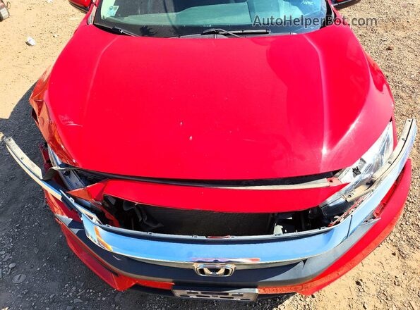 2HGFC2F56HH559805 2017 HONDA CIVIC Red Widok wnętrza z tyłu