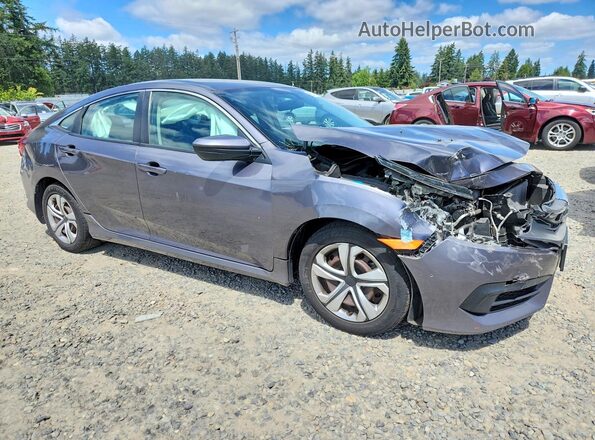 2HGFC2F56JH520590 2018 HONDA CIVIC Gray Front right