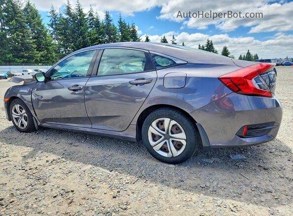 2HGFC2F56JH520590 2018 HONDA CIVIC Gray Rear left