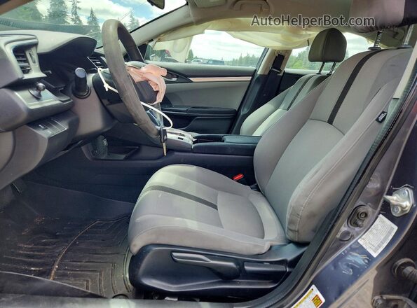 2HGFC2F56JH520590 2018 HONDA CIVIC Gray Front interior view