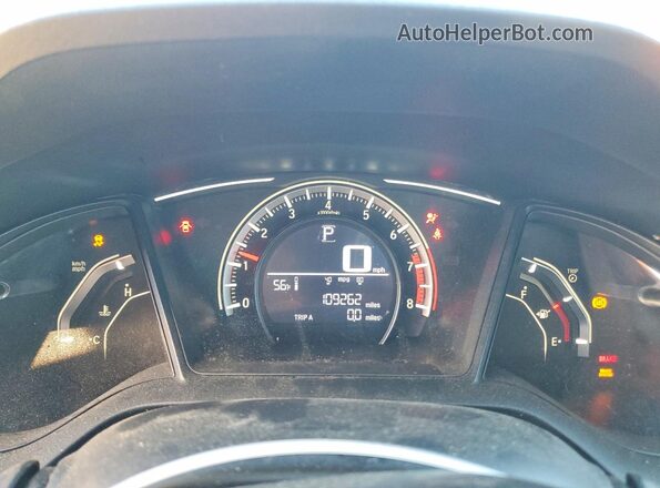 2HGFC2F56JH521562 2018 HONDA CIVIC Black Widok zestawu wskaźników