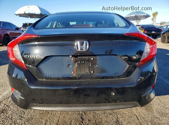 2HGFC2F56JH521562 2018 HONDA CIVIC Black Widok z tyłu