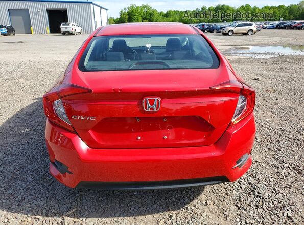 2HGFC2F56JH549622 2018 HONDA CIVIC Red Rear view
